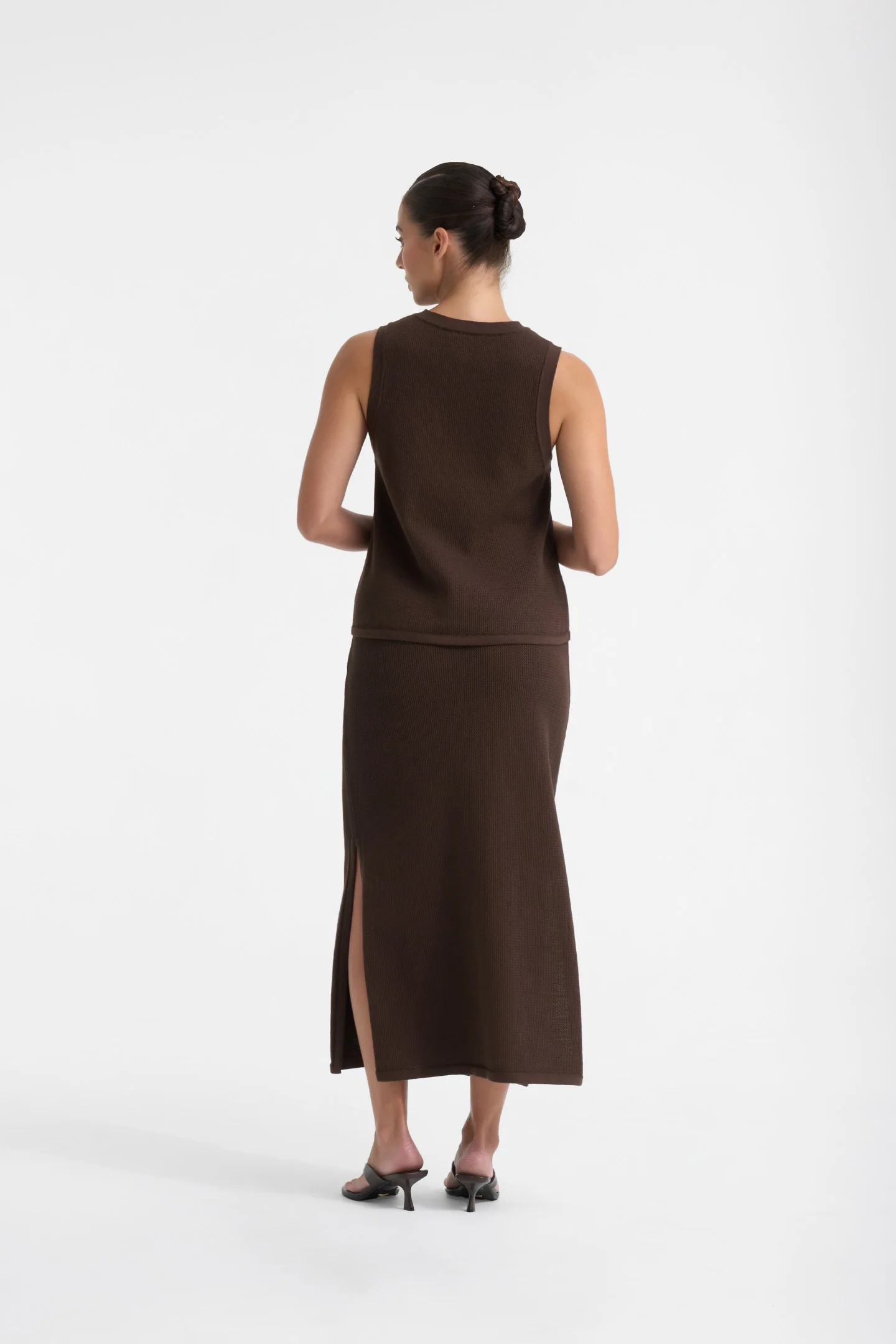 CROCHET KNIT MIDI SKIRT - Image 2