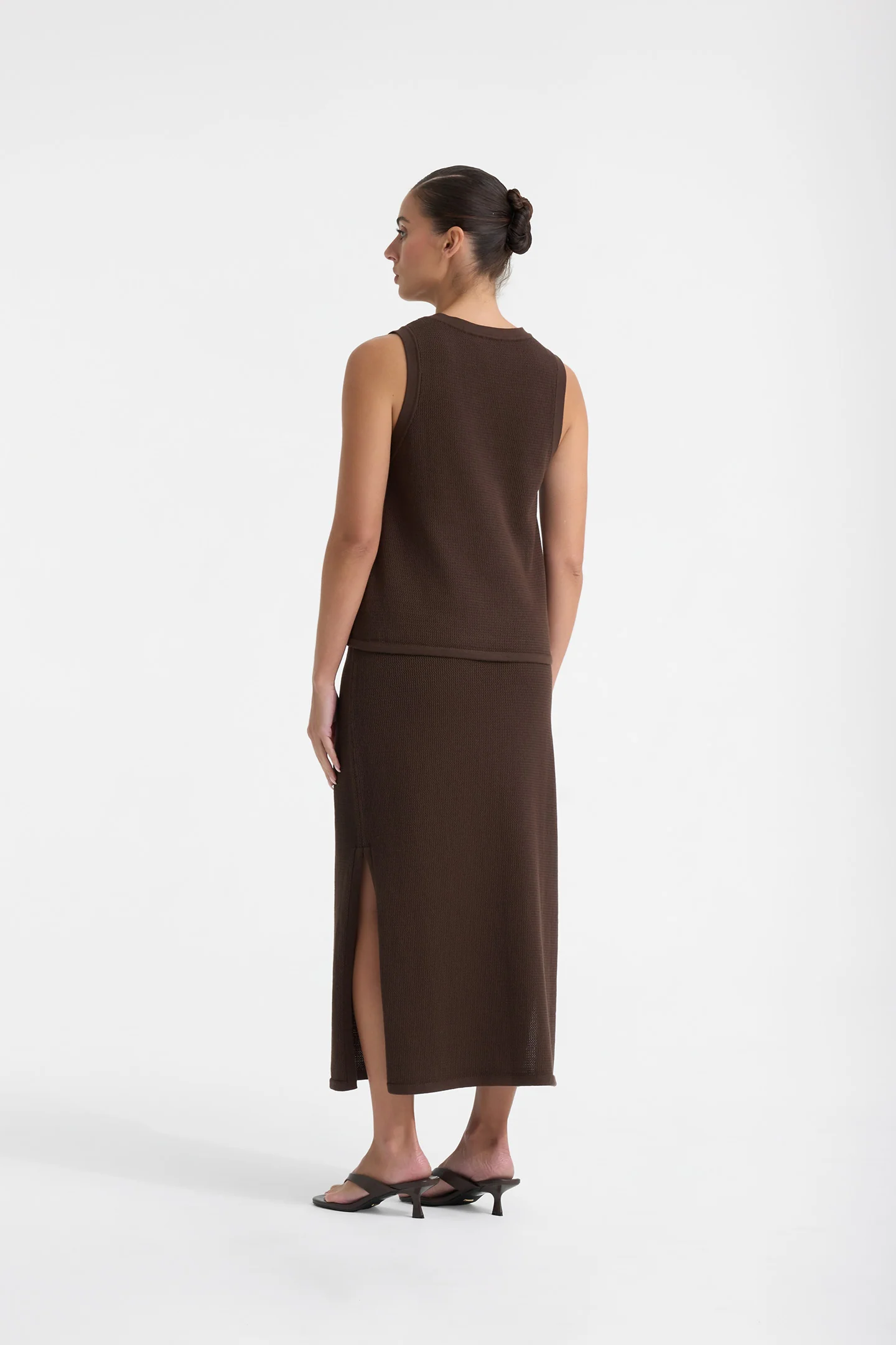 CROCHET KNIT MIDI SKIRT - Image 4
