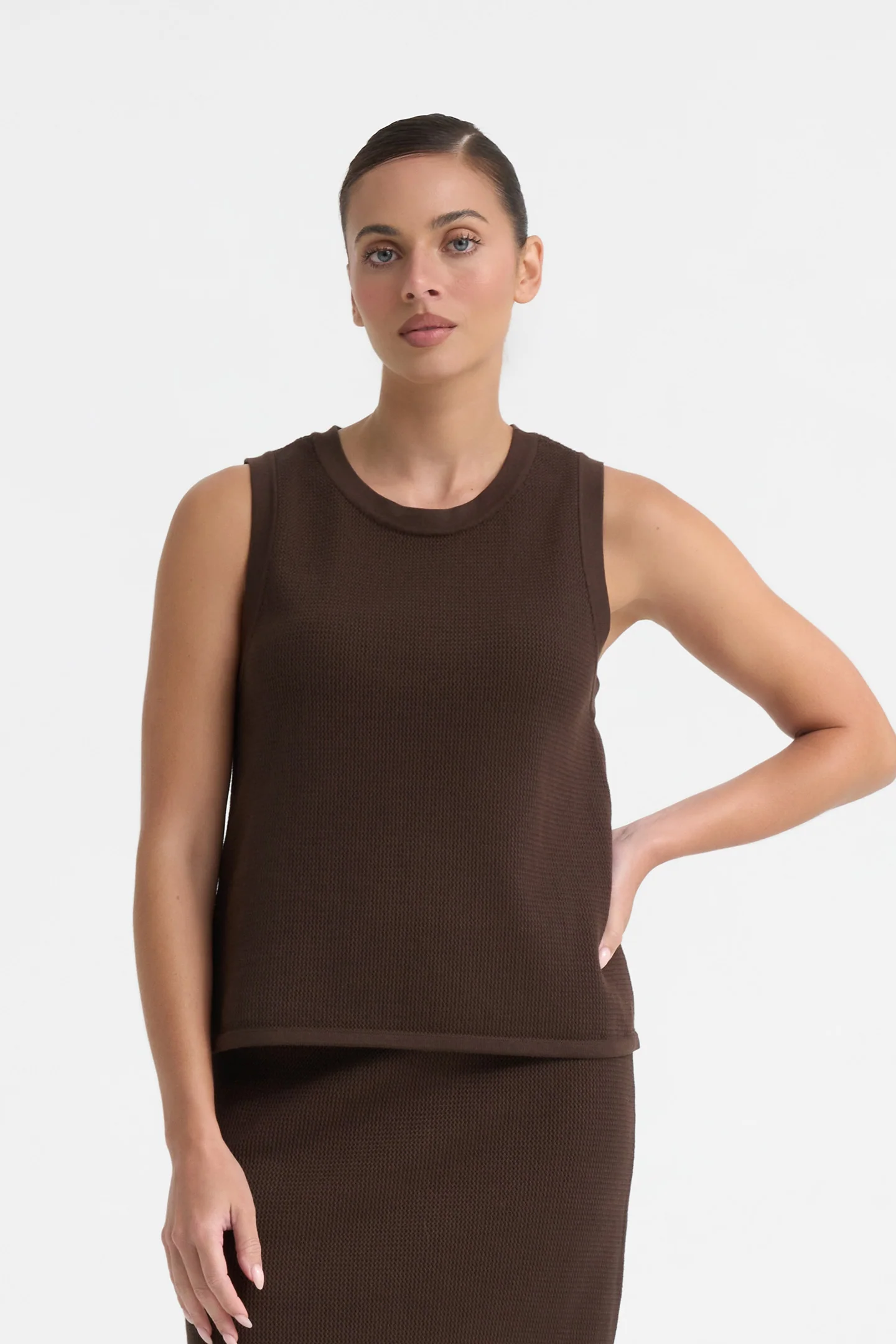 CROCHET KNIT TANK TOP - Image 5
