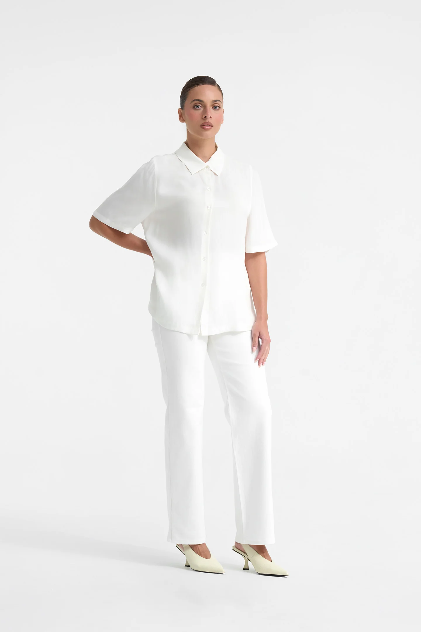 CUPRO SHORT SLEEVE SHIRT - Image 3