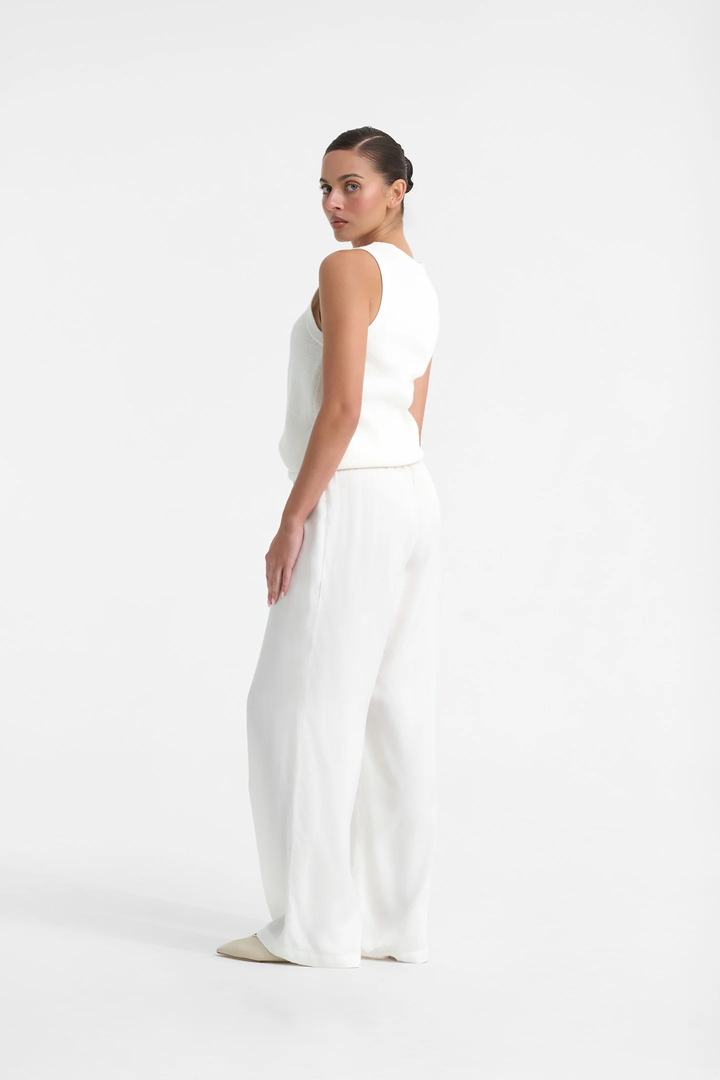 CUPRO WIDE LEG PANT - Image 4