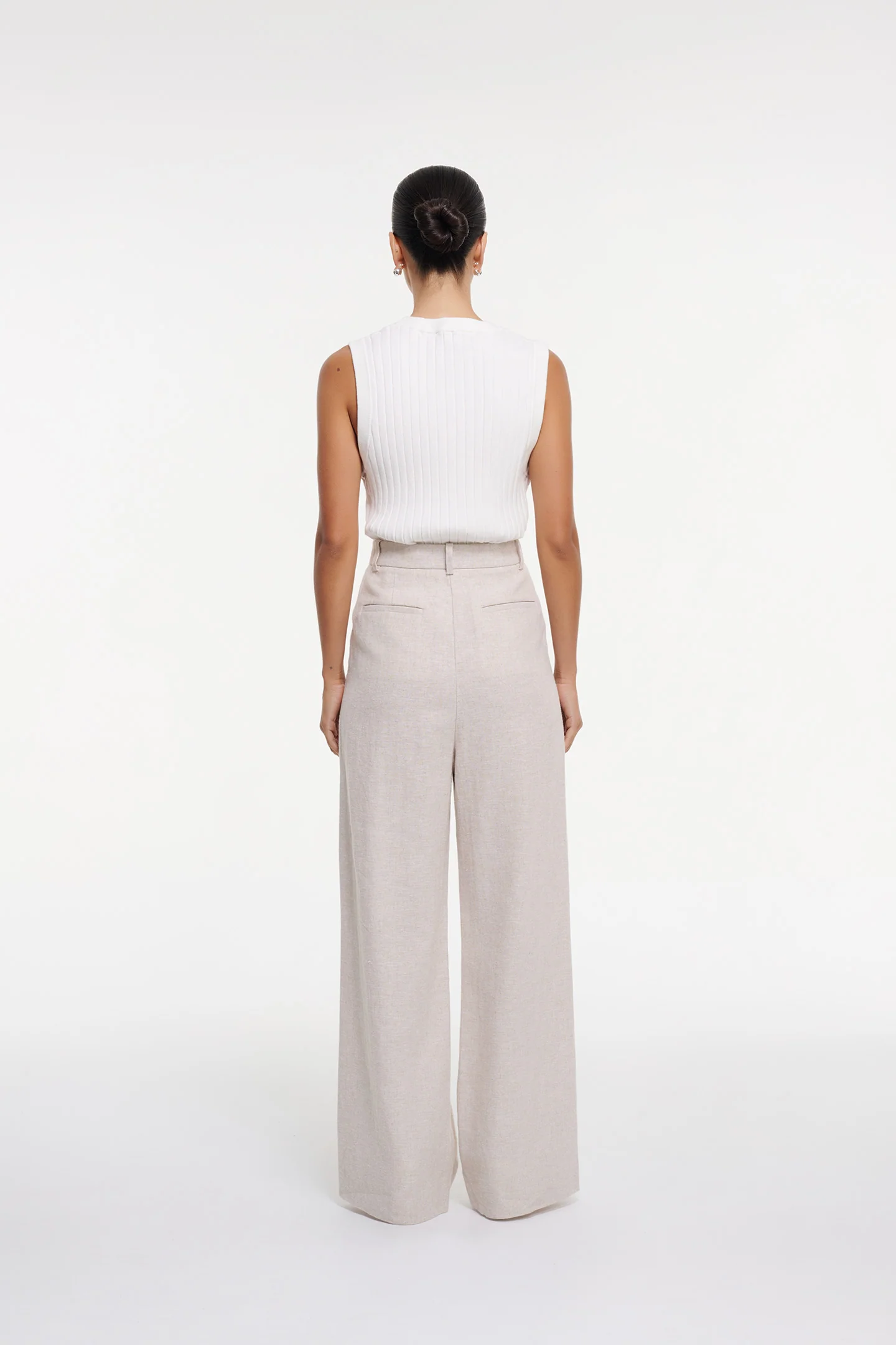 HERRINGBONE STRAIGHT PANT - Image 3