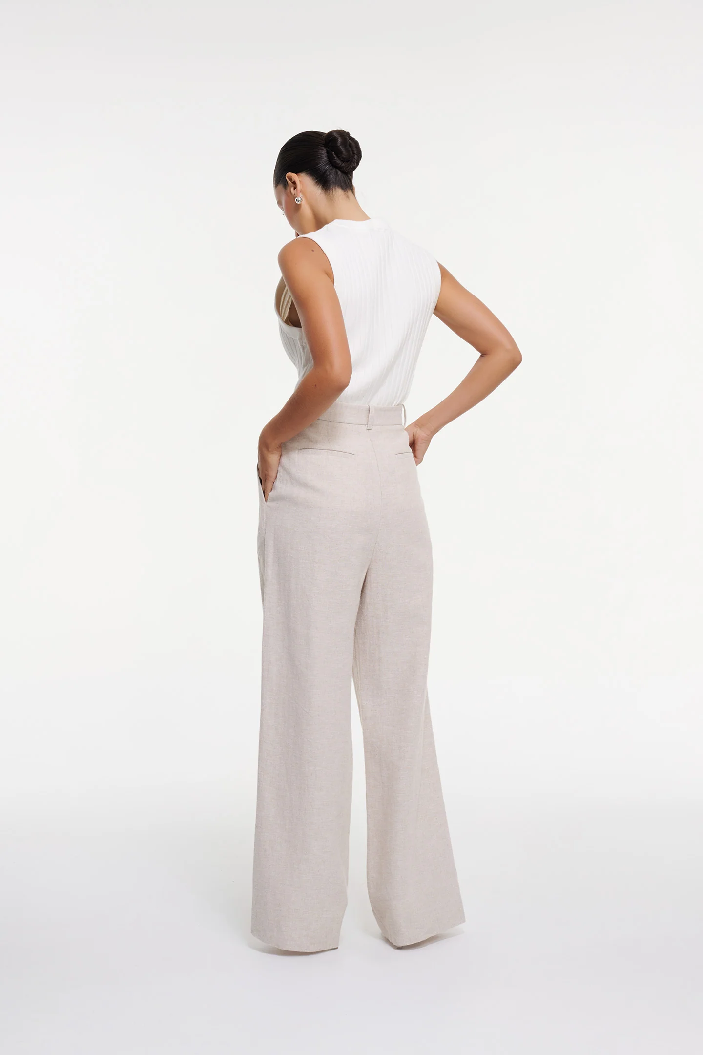 HERRINGBONE STRAIGHT PANT - Image 8