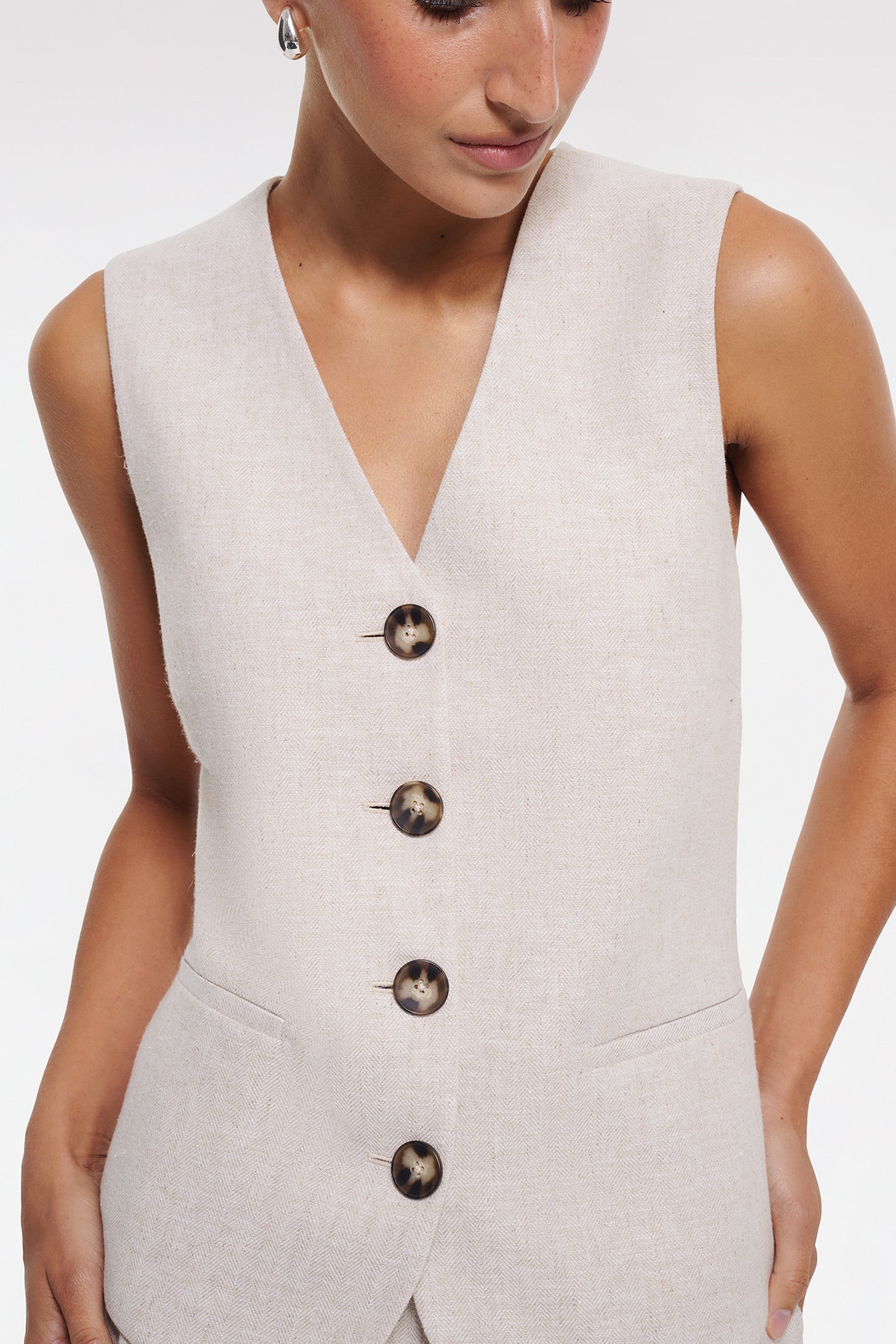 HERRINGBONE VEST - Image 5