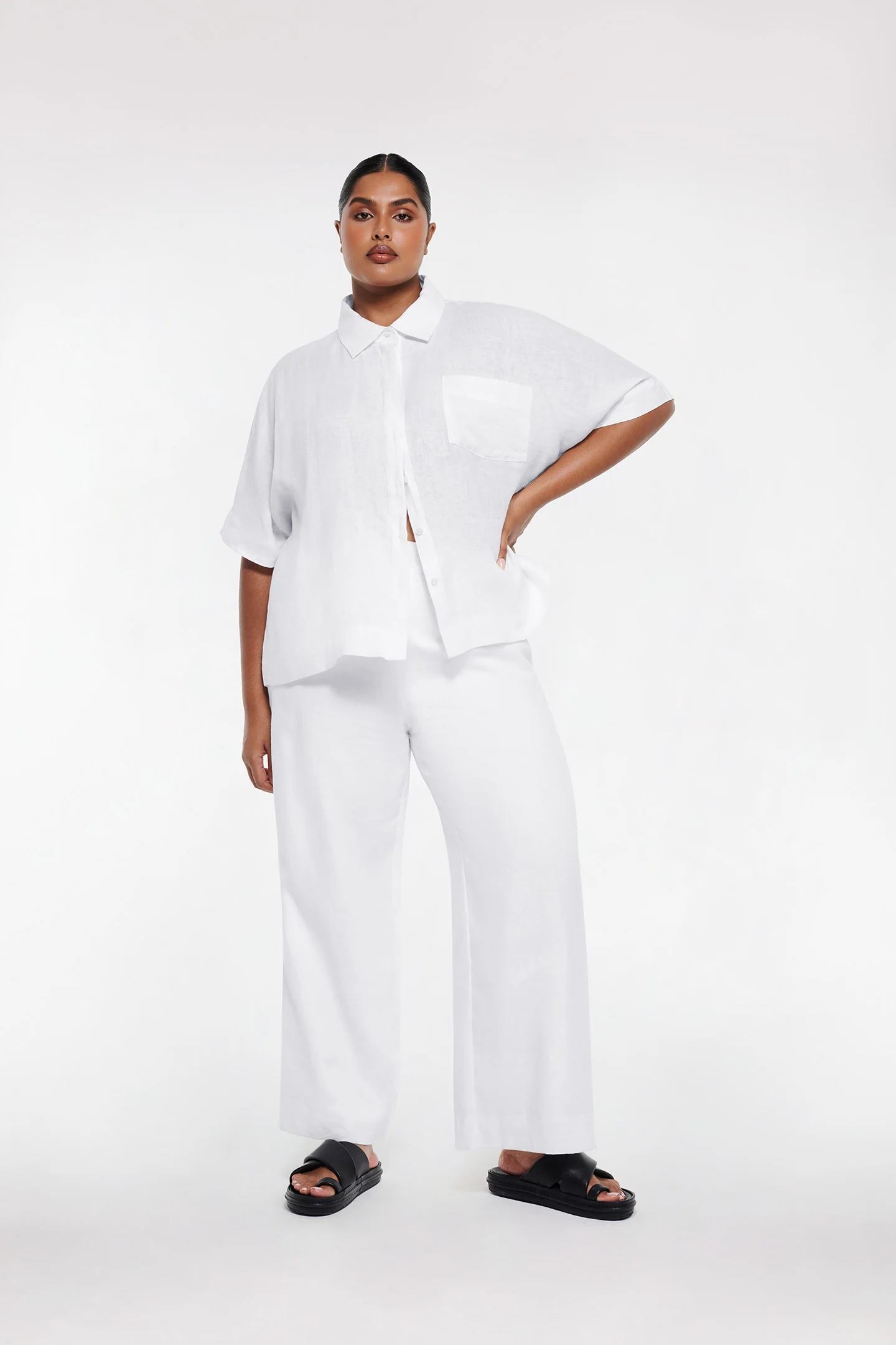 LINEN BOXY SHIRT - Image 6
