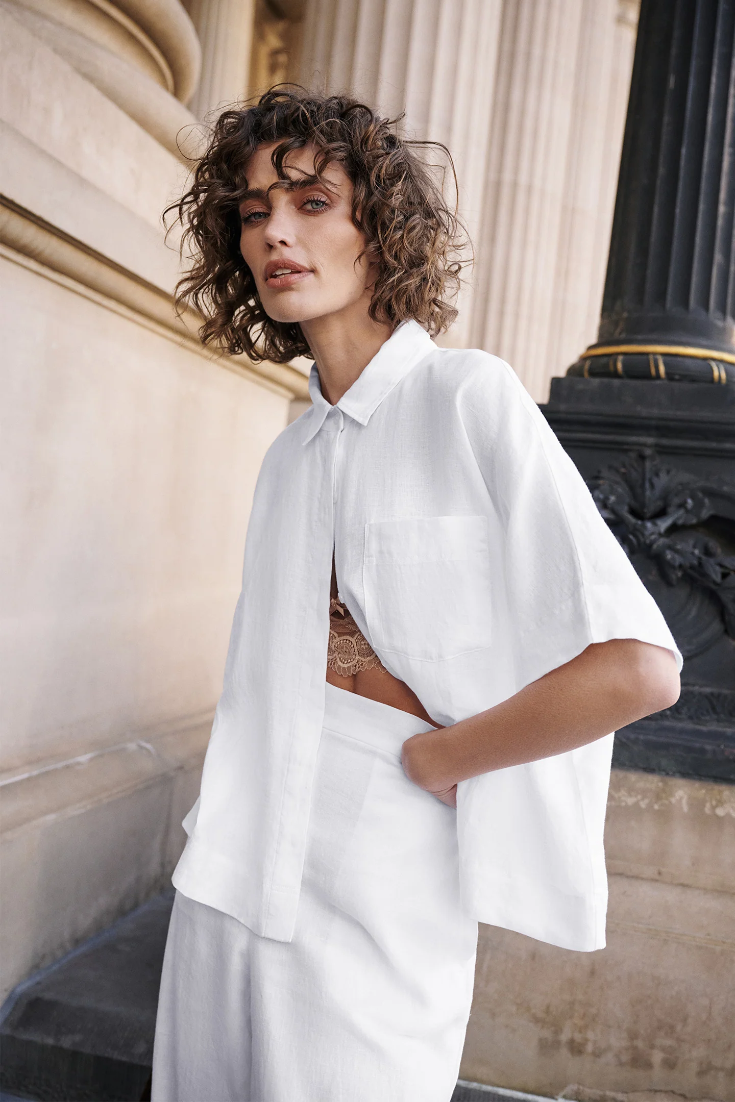 LINEN BOXY SHIRT - Image 7