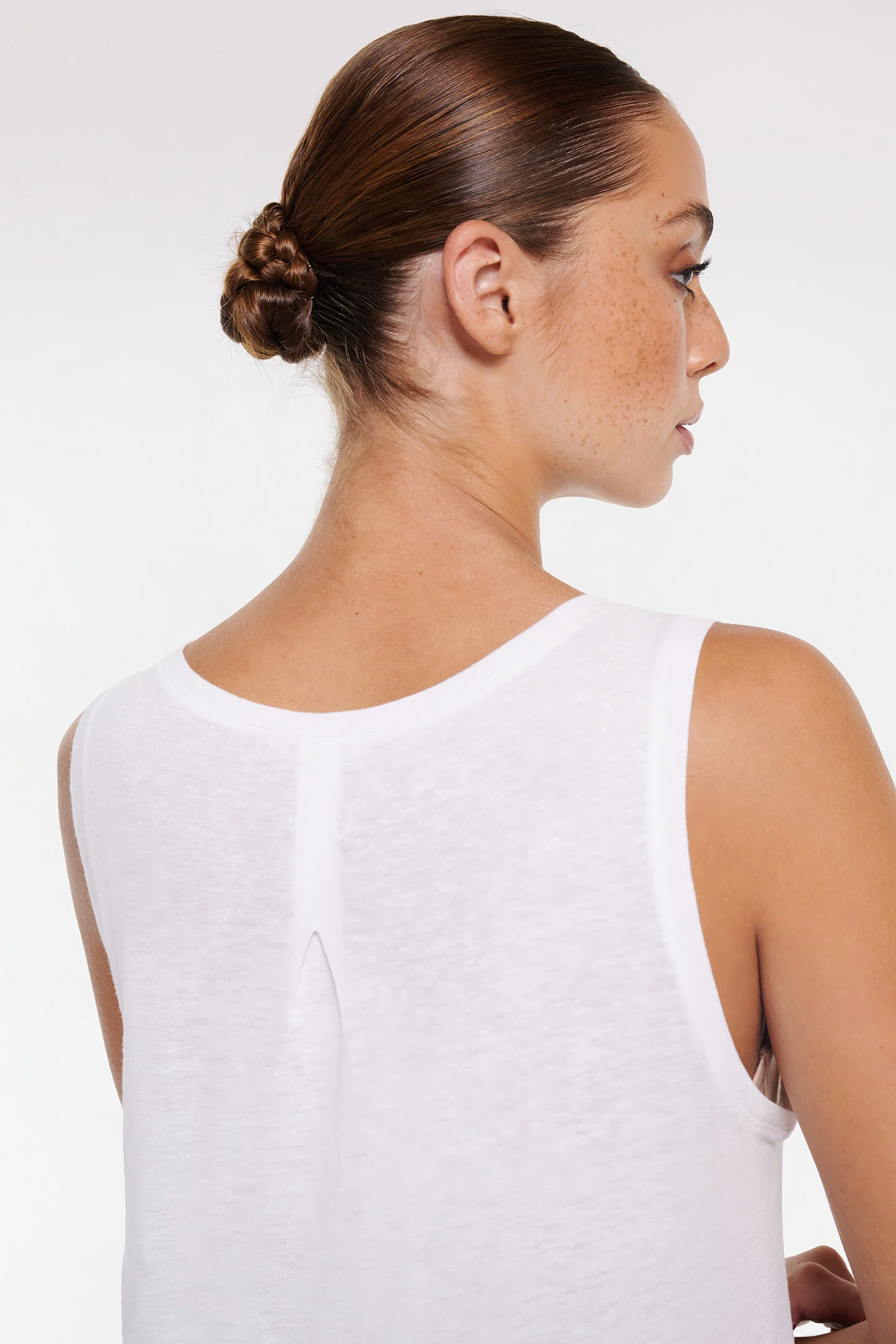 LINEN FLARED TANK - Image 3