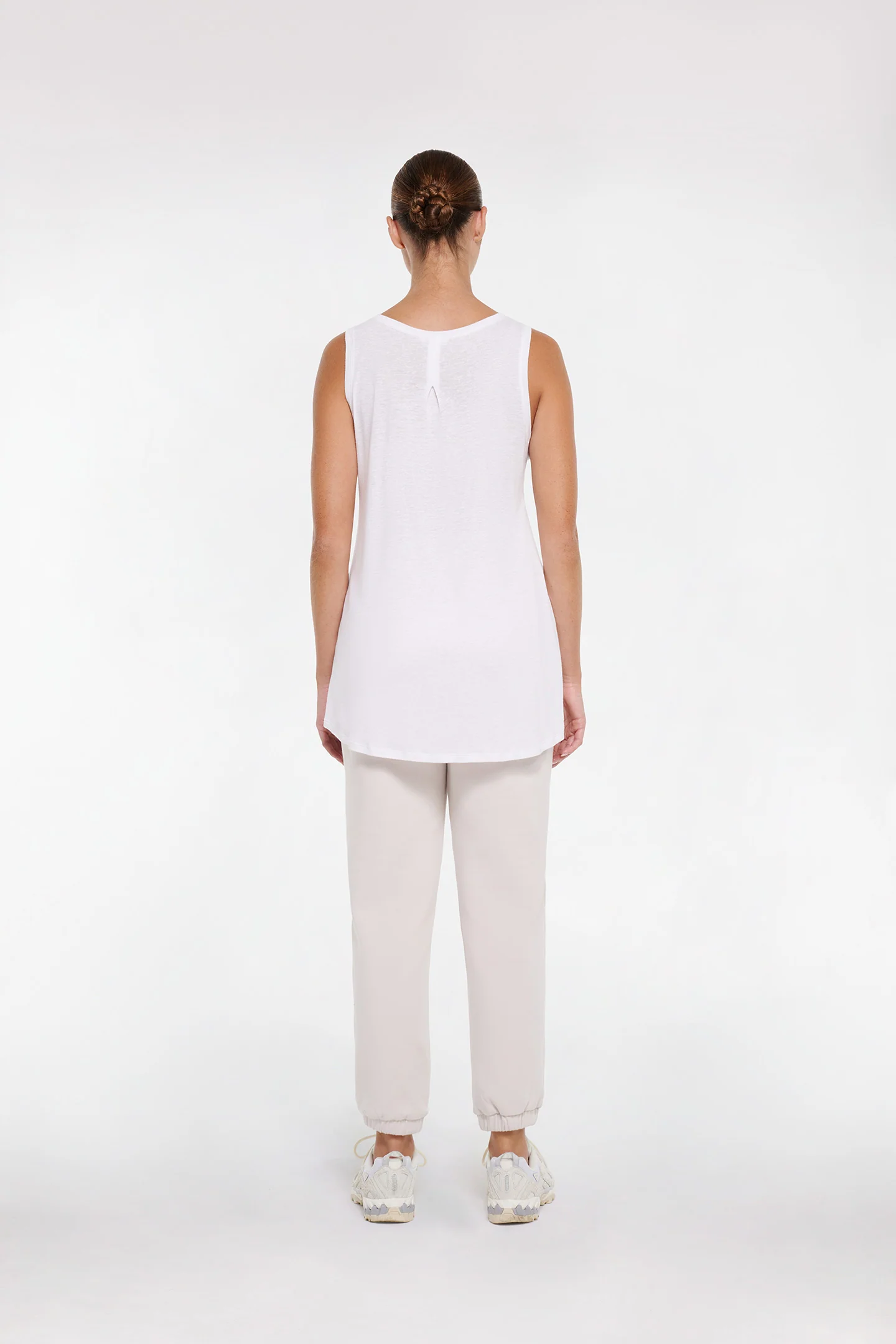 LINEN FLARED TANK - Image 5