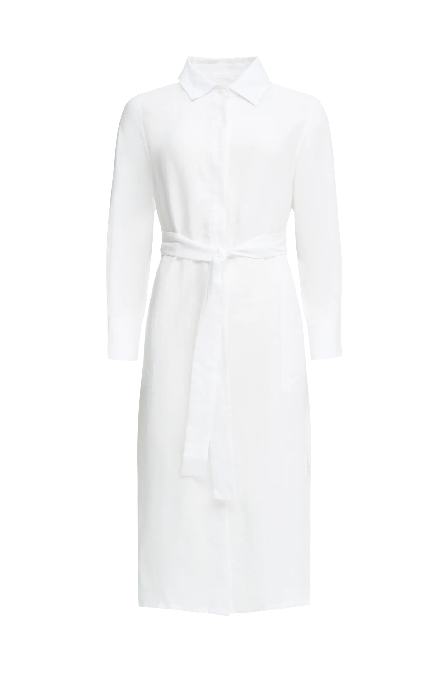 LINEN SHIRT DRESS - Image 9