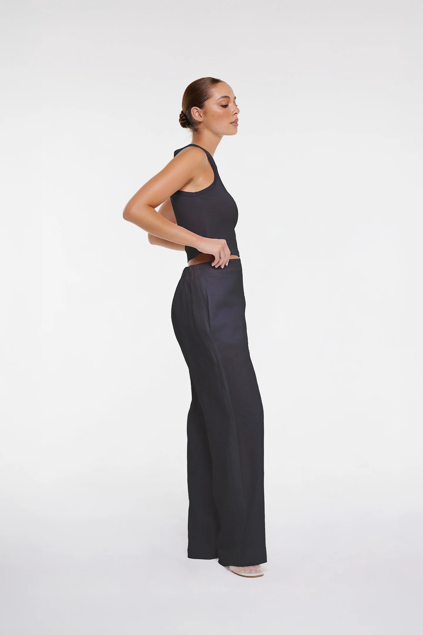 LINEN STRAIGHT LEG PANT - Image 5