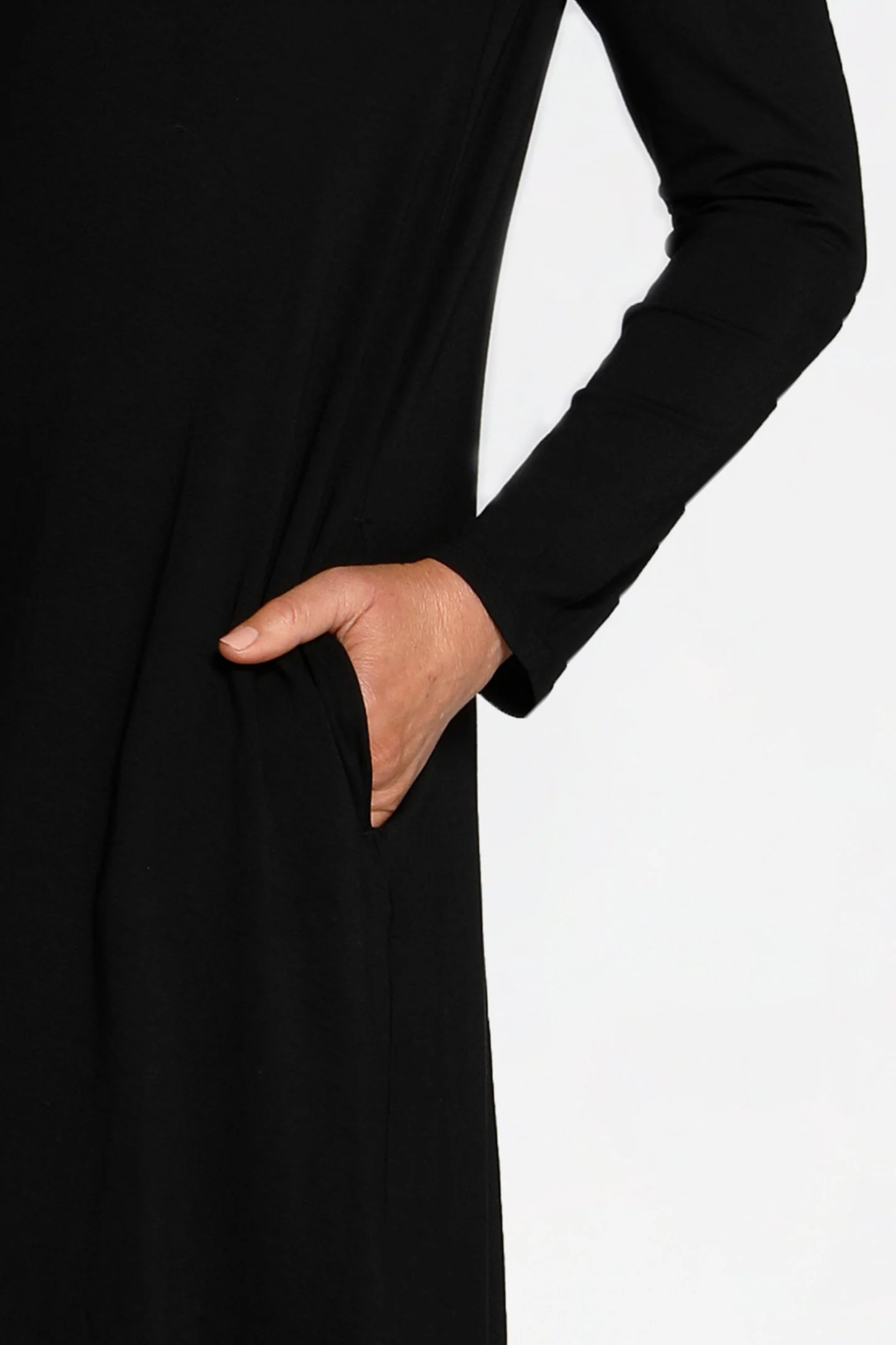 LONG SLEEVE MIDI DRESS - Image 5