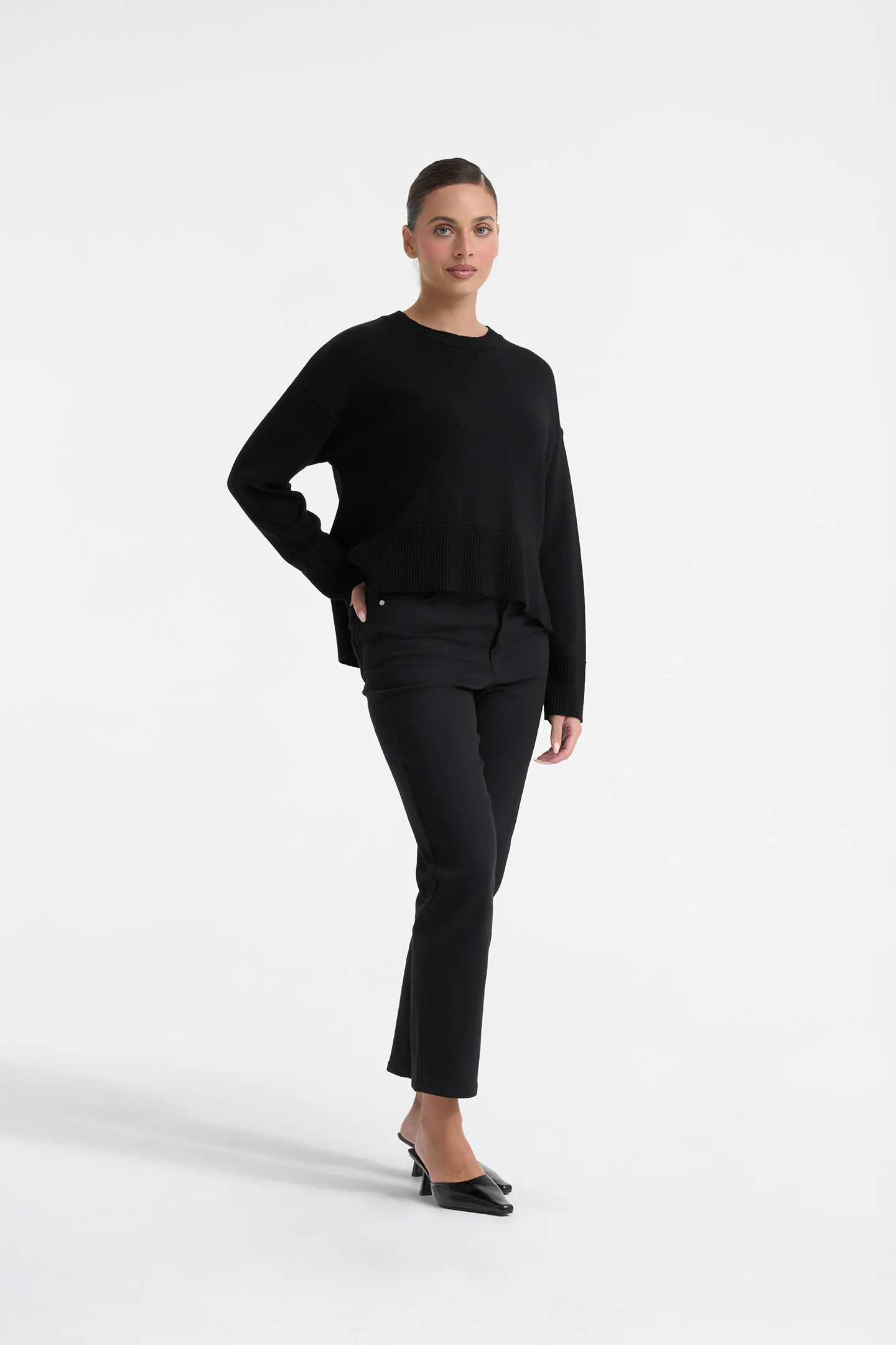 MERINO HI LOW SWEATER - Image 4