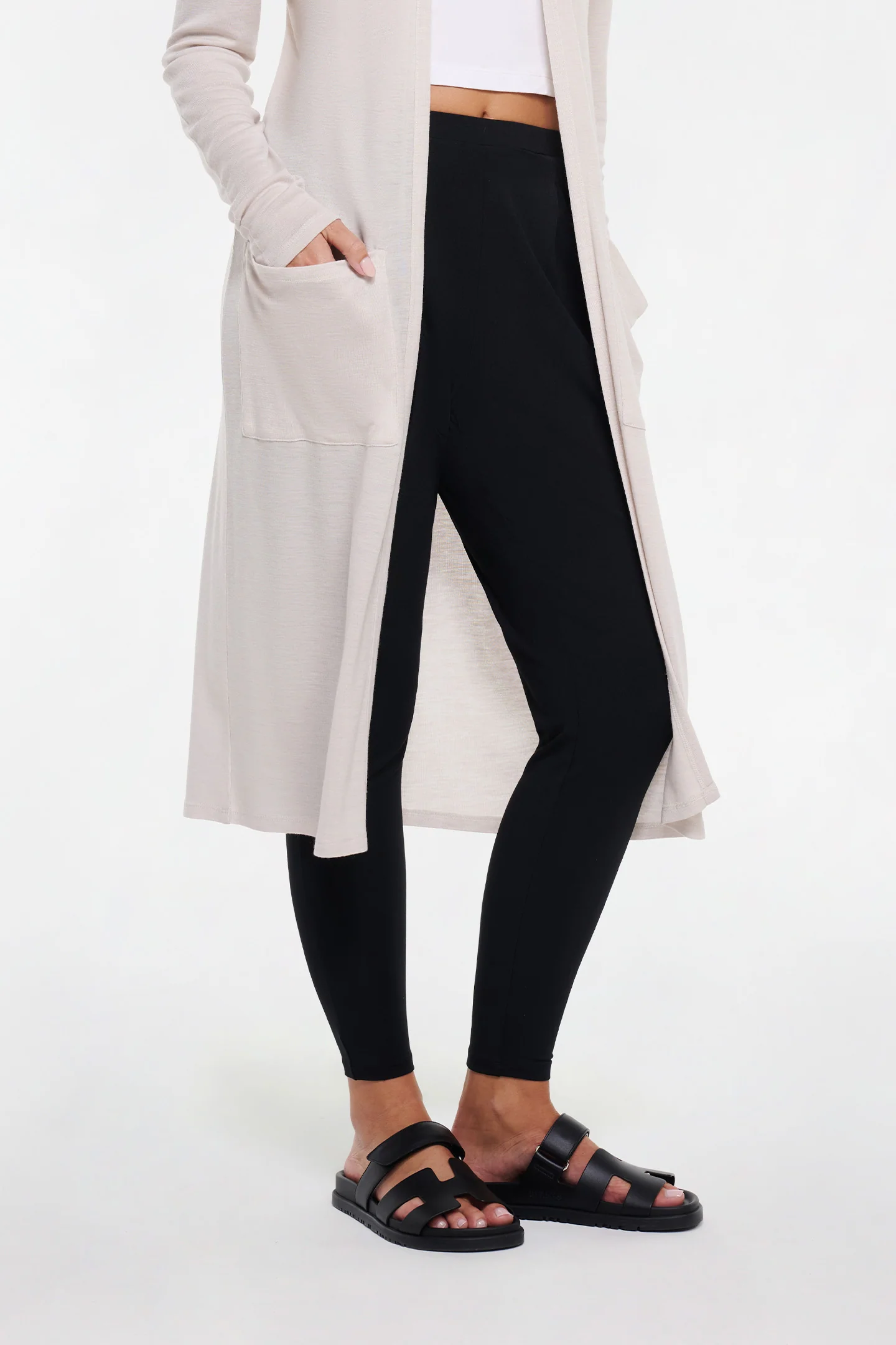 MERINO WOOL LONG CARDIGAN - Image 8