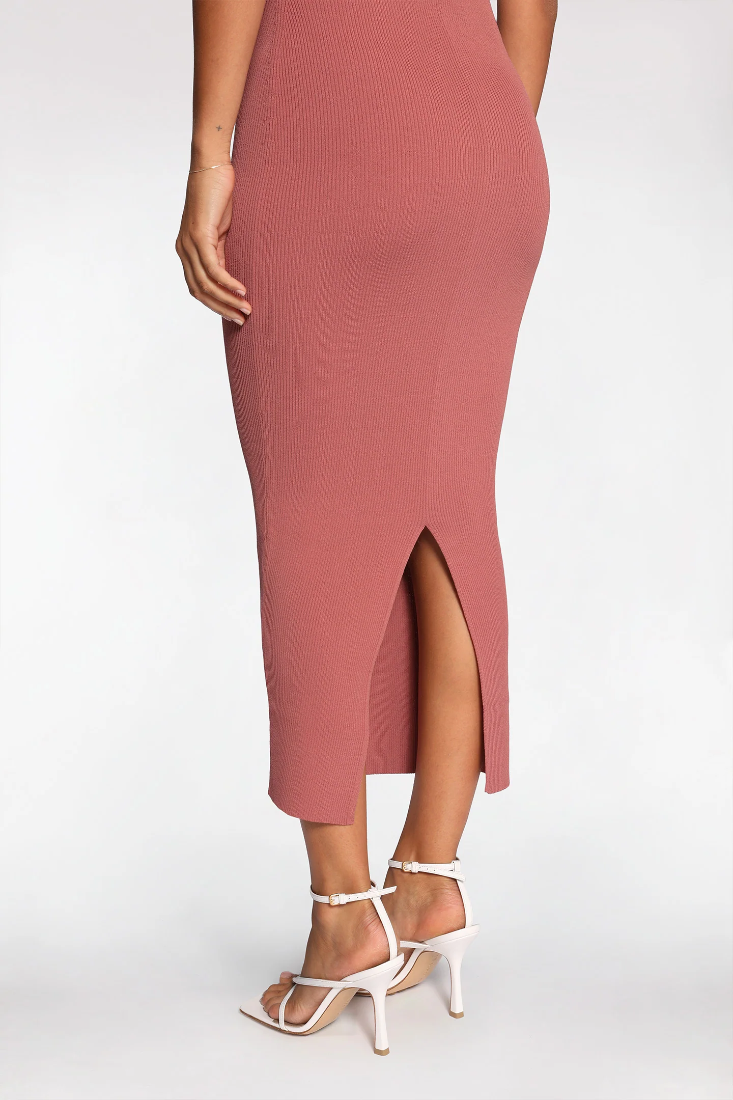 RIB KNIT DRESS - Image 7