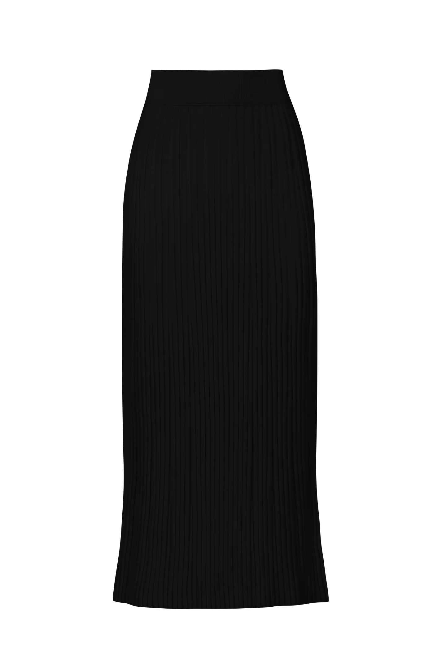 RIB MIDI SKIRT - Image 9