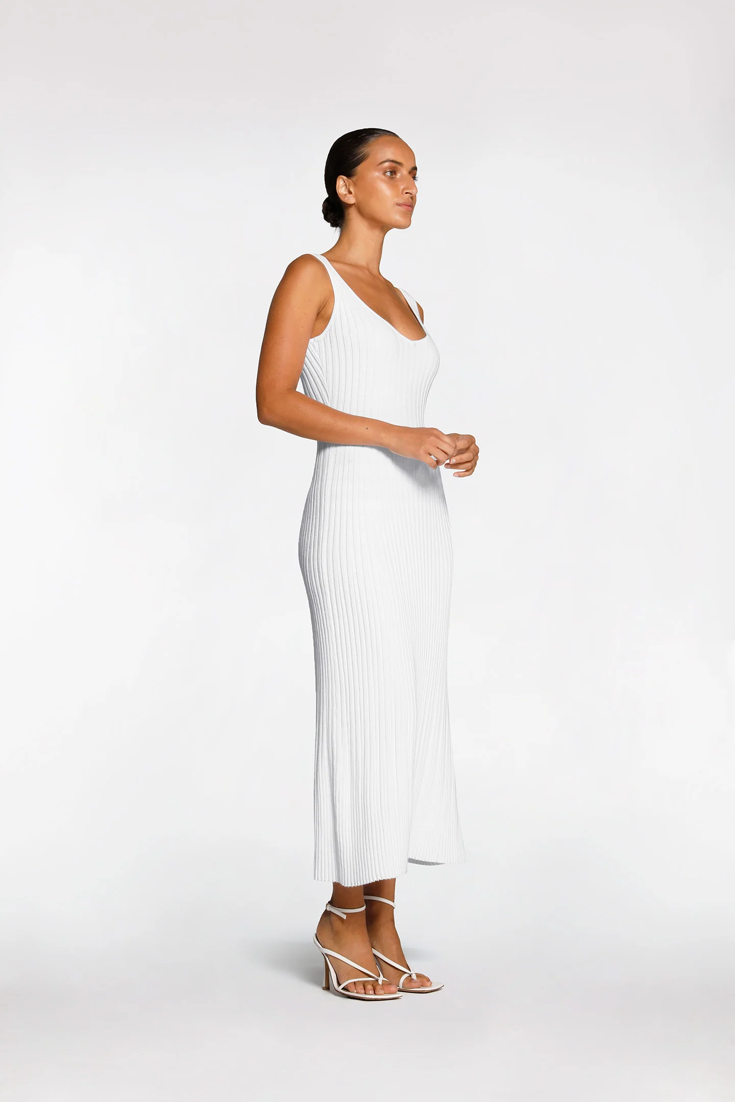 RIB SLEEVELESS DRESS - Image 5