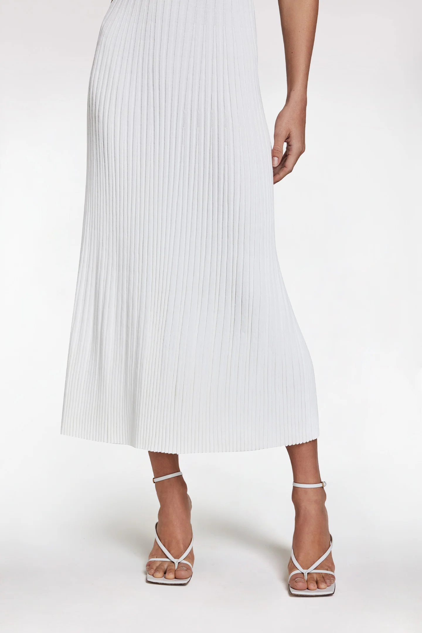 RIB SLEEVELESS DRESS - Image 6
