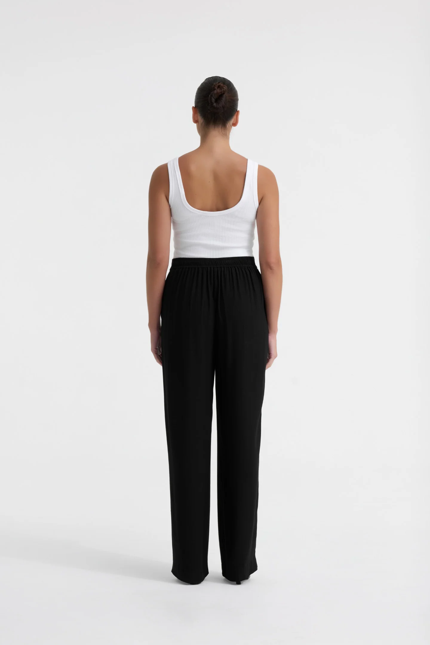 SIDE STRIPE CREPE PANT - Image 2