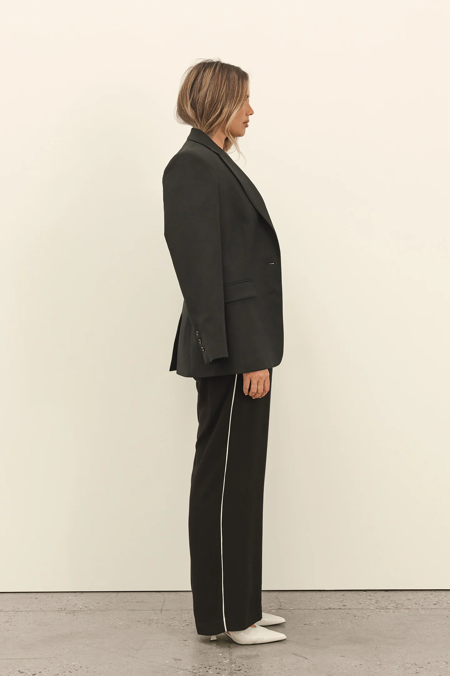 SIDE STRIPE CREPE PANT - Image 8