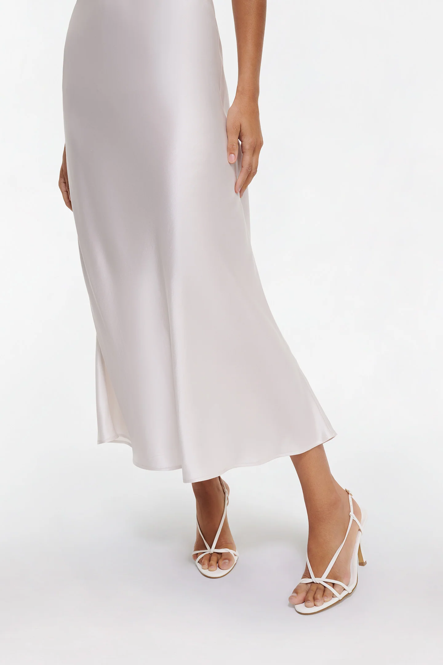 SILK MIDI SKIRT - Image 8