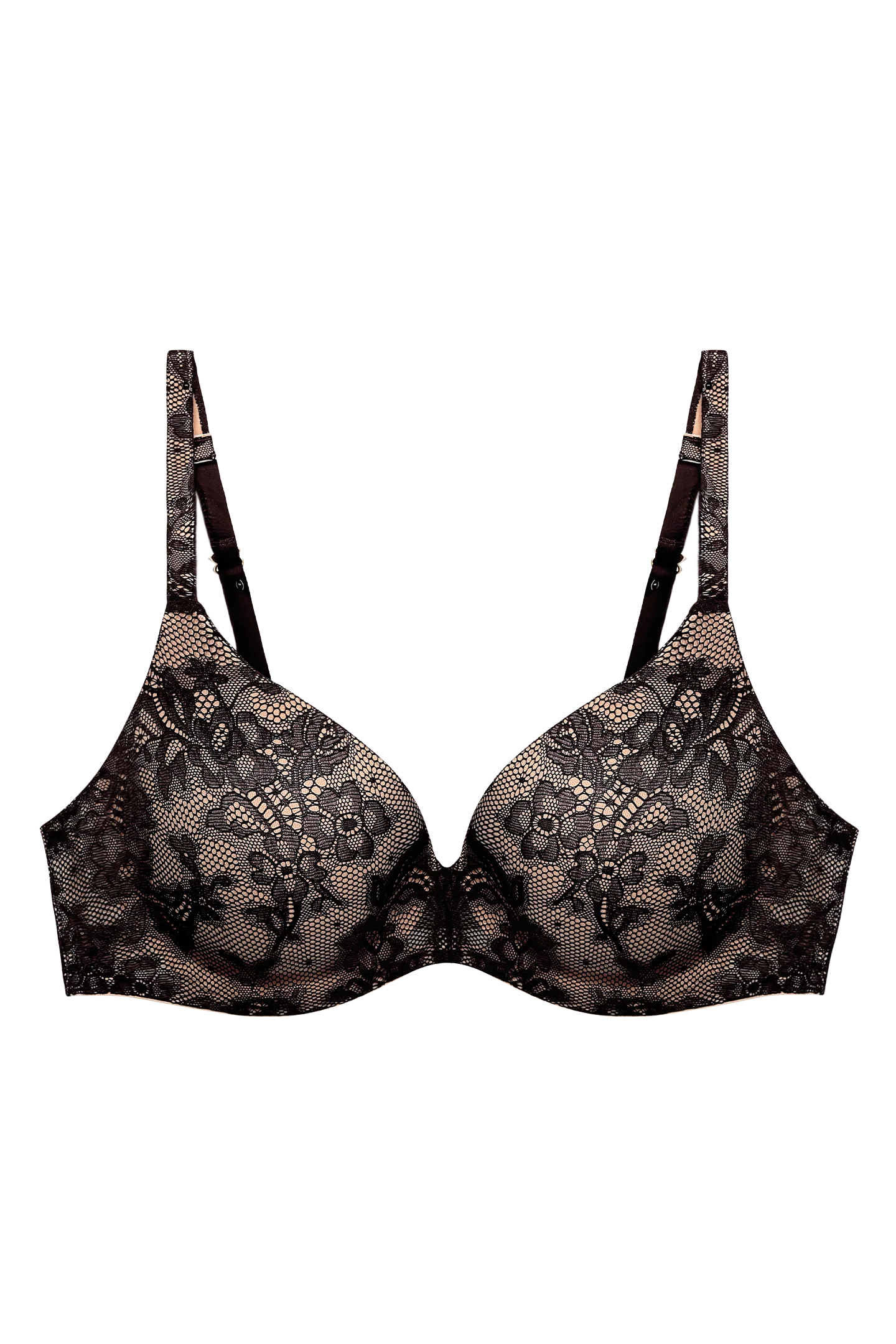 SMOOTH LACE PLUNGE CONTOUR BRA - Image 9