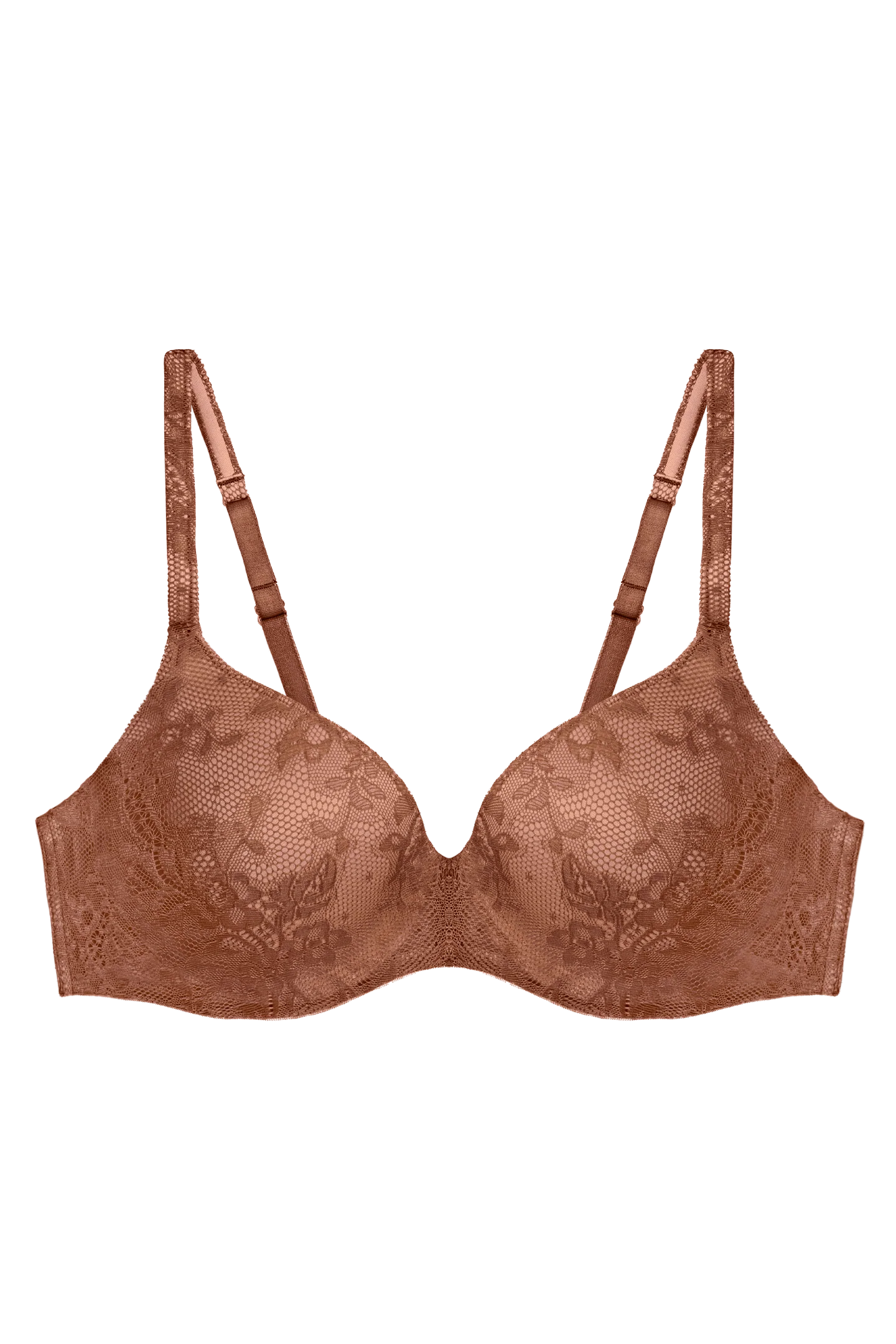 SMOOTH LACE PLUNGE CONTOUR BRA - Image 7