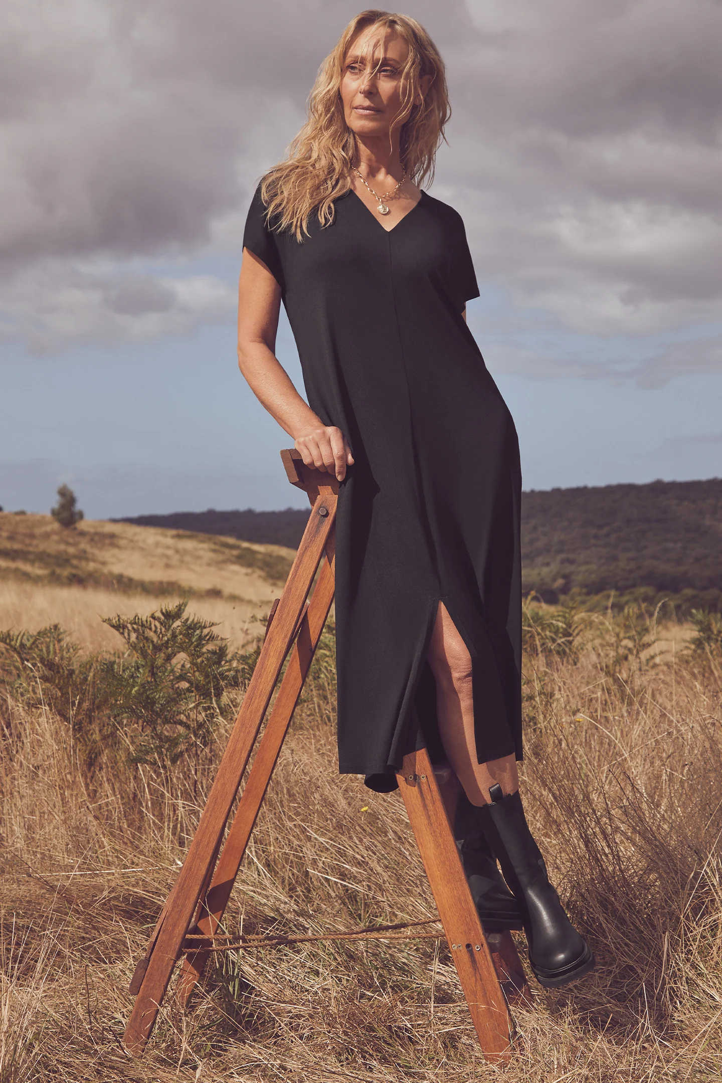 SPLIT FRONT DRESS - Image 4