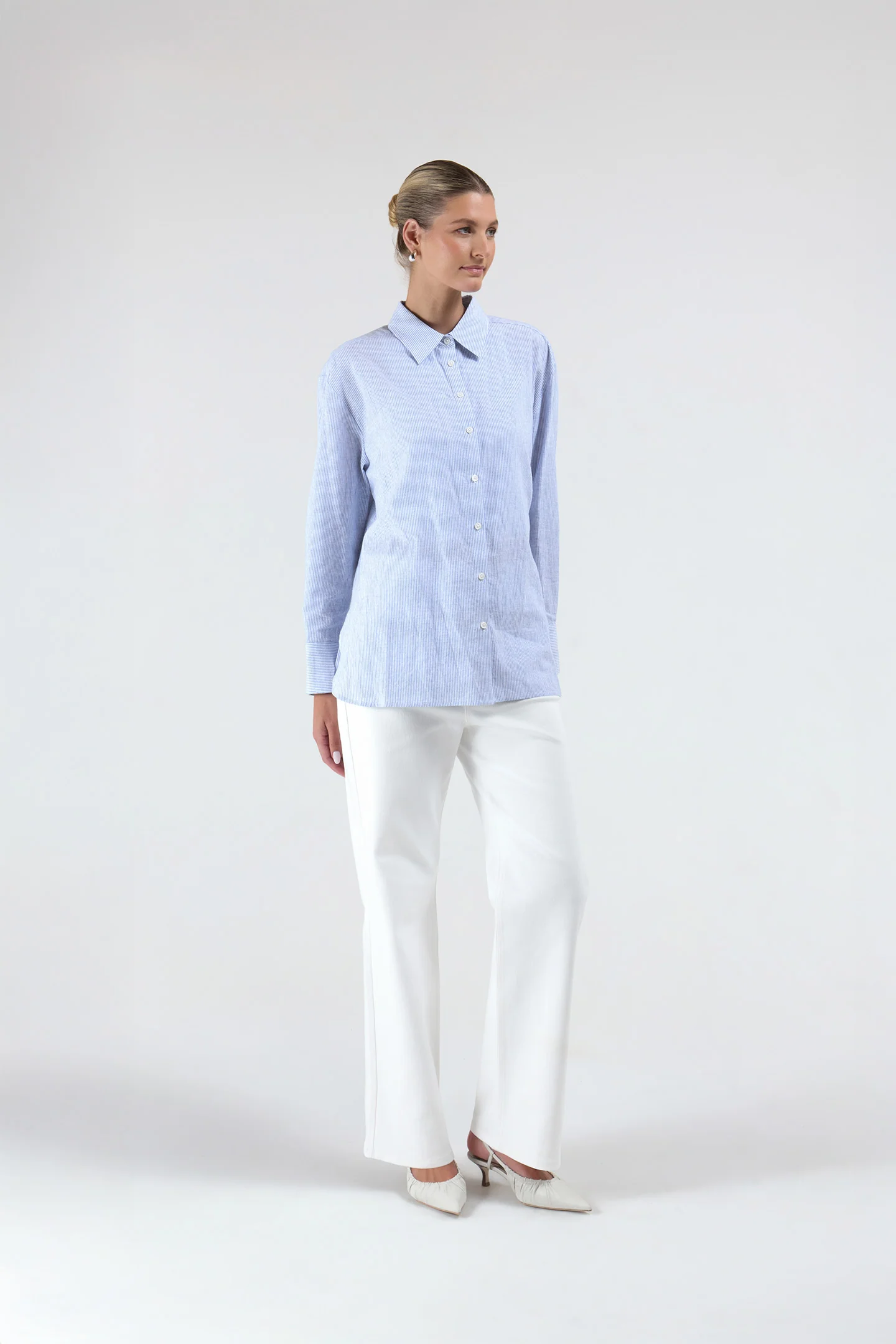 STRIPE LINEN SHIRT - Image 3