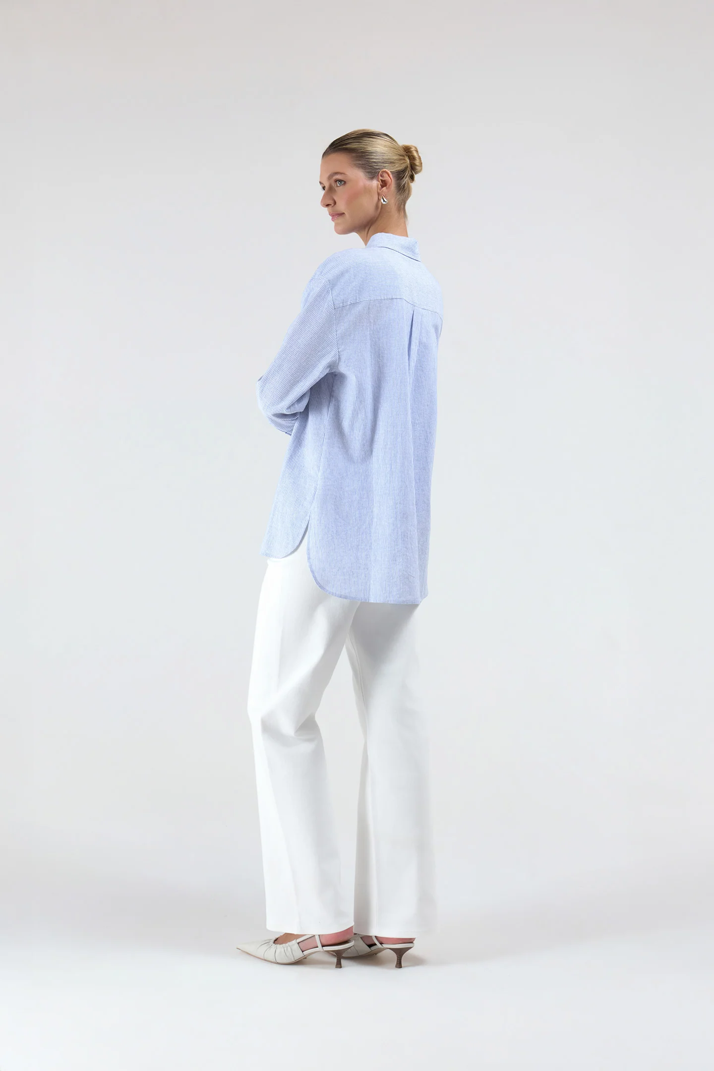 STRIPE LINEN SHIRT - Image 4