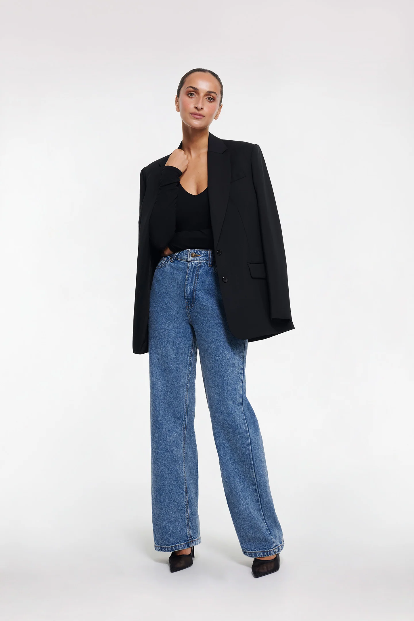 V NECK BODYSUIT - Image 5